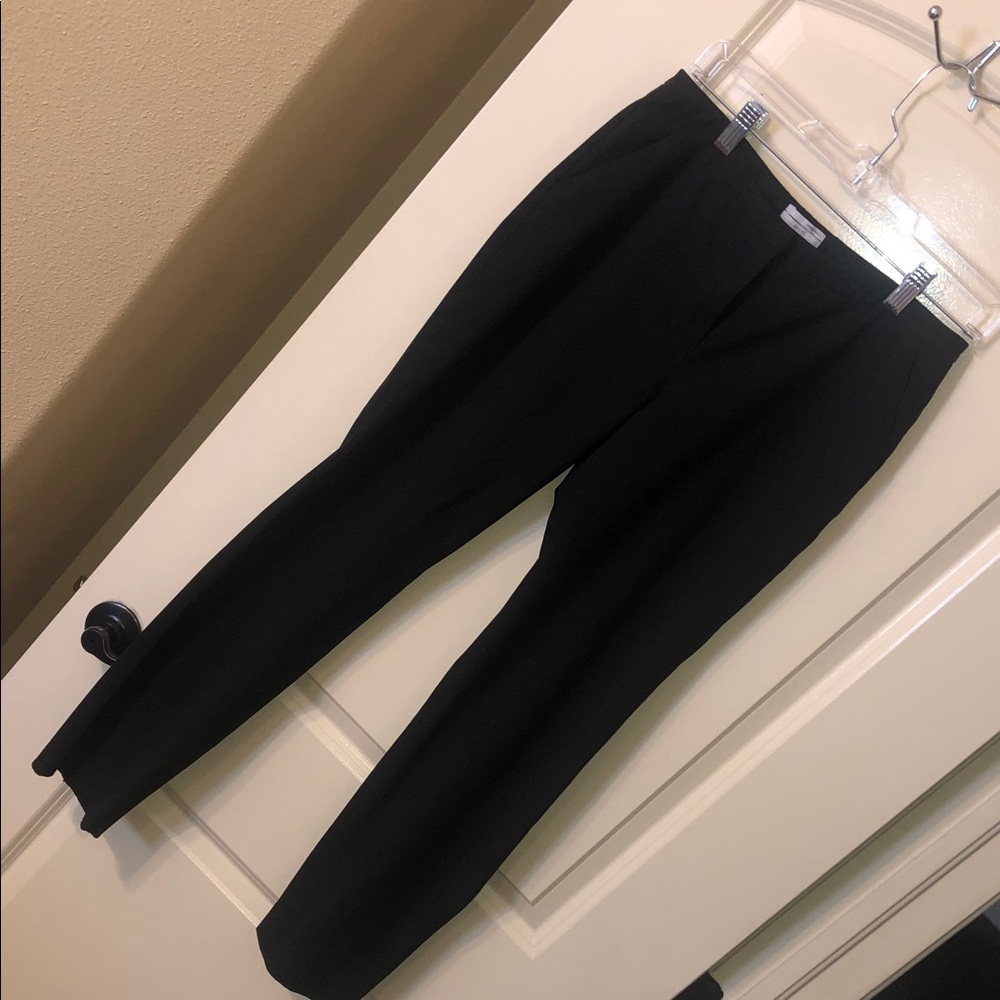 Halogen Black Quinn Fit Straight Trousers